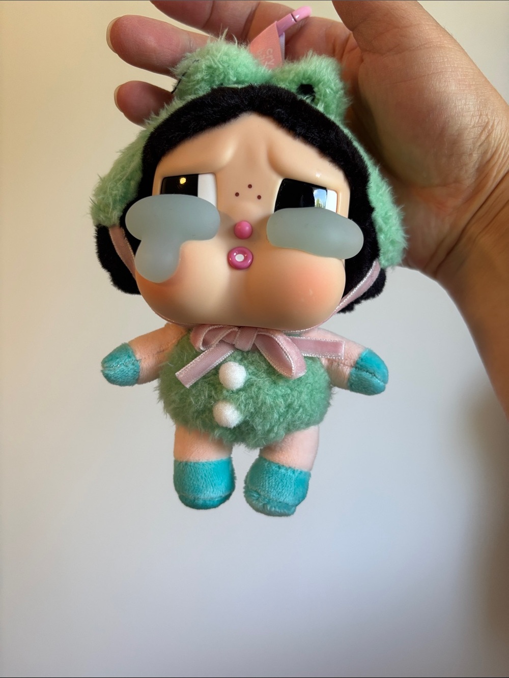 CRYBABY Crying Again Series-Vinyl Face Plush Blind Box - What A Frog confirmed